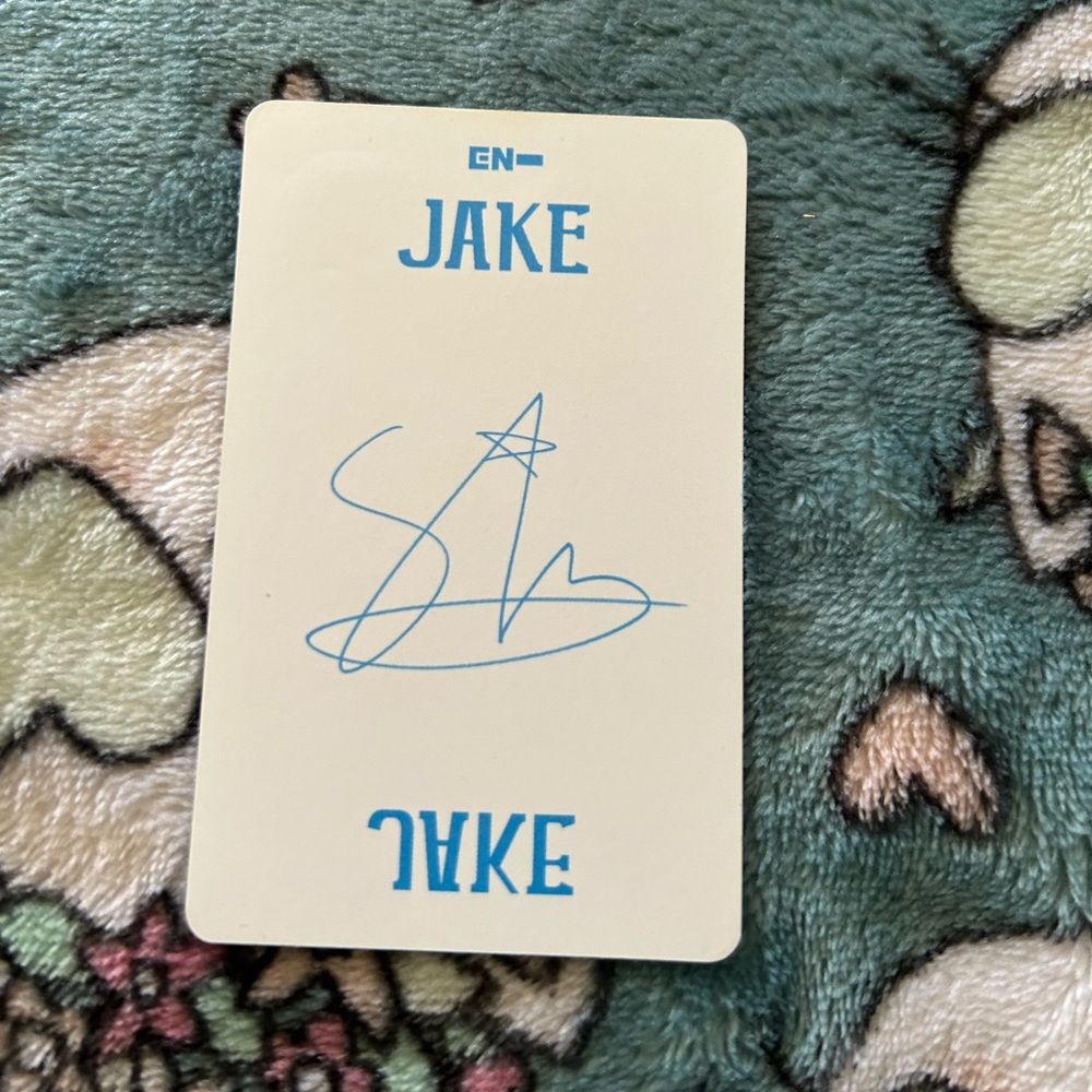 Jake sim photocard